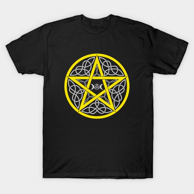 Celtic Pentacle T-Shirt by Wareham Spirals